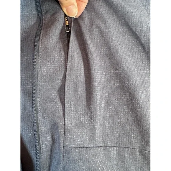 Lululemon Airing Easy Hoodie Jacket Mens‎ XL Breathable Blue Pockets Zip LM4749S - Picture 9 of 13